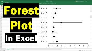 How To Create A Forest Plot In Excel (Odds Ratios)