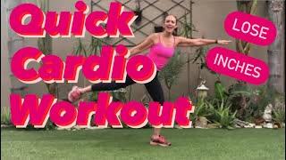 Quick Cardio Workout | 10 Minute | (no equipment needed) | Michelle Wilson