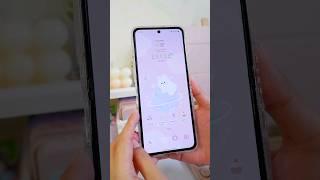 "Rabbit Planet Pink" theme  from @cogulnft762  in galaxy themes #zflip4 #aesthetic #kawaii #shorts