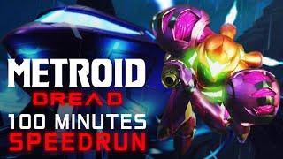 Metroid Dread Speedrun - FULL GAME in 100 Minutes