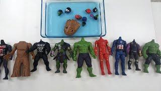 AVENGERS SUPERHERO WRONG HEAD MATCHING PUZZLE! Captain America,Ironman, Hulk,Venom,,Thonas,Groot