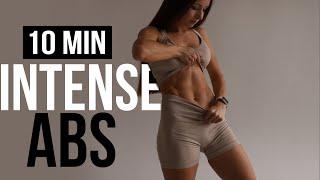 10 MIN INTENSE AB WORKOUT // ABS AT HOME