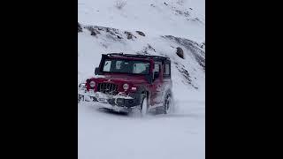 Mahindra Thar 4x4 Deep Snow Drive