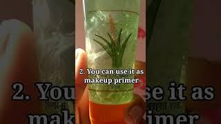 Top 5 uses of Patanjali aloevera gel #skincare #beauty #aloevera #skincaretips #shorts #glassskin