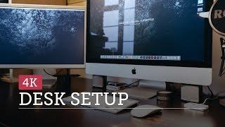 iMac Desk Setup Tour for Designer / Photographer – 4K