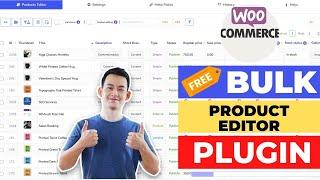 Free WooCommerce bulk edit plugin | Bulk product editor | WOOBE / BEAR tutorial