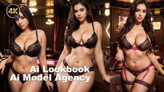 4K AI Lookbook Model Video Disco VIP Club