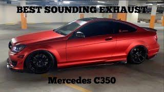 Full Modification List on a Mercedes C350 (CRAZY EXHAUST + TUNE ON C CLASS w/ LOUD POPS)