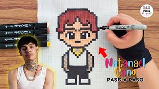 Como pintar a NATANAEL CANO  en PIXEL ART – Tutorial paso a paso #pixelart #natanaelcano