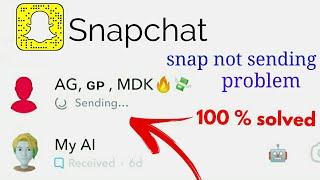 Snapchat snap send नहीं हो रहा है | Snapchat message not sending problem |#youtube #snapchat #views