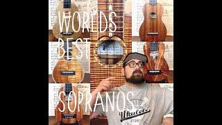 10 x World Class Soprano Ukuleles - KoAloha Kanile'a Seilen Takumi Kiwaya Rebel and More