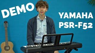 Yamaha PSR-F52 Digital Keyboard Demo | Joh.deHeer