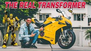 V4 Vs Inline ಯಾವುದು ಮಜಾ? Ducati Panigale V4S × Transformers