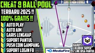 GRATIS‼️CHEAT 8 BALL POOL TERBARU 2024 NEW UPDATE AIM TOOL GARIS PANJANG OTOMATIS 3 LINE ANTI BANED