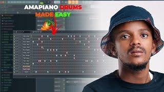 How To Make Amapiano Drums Like a Pro | Fl Studio Tutorial