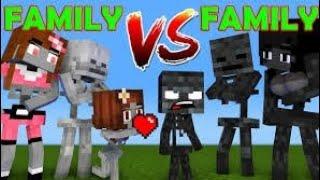 FAMILY VS FAMILY WHO IS THE STRONGEST MONSTER - MONSTER SCHOOL @CrazyDek