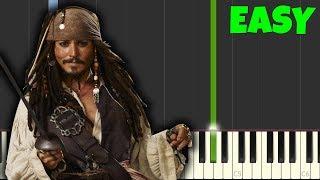 Pirates Of The Caribbean [Easy Piano Tutorial] (Synthesia/Sheet Music)
