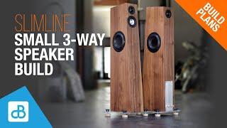 Building a High End Small 3-Way Stereo Tower Speaker - by SoundBlab