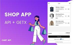 Shop app with Cart Api +  GetX | Flutter