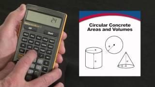 How to Calculate Jobsite Circular Areas & Volumes without Formulas | Construction Master 5