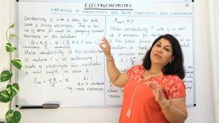 Variation of Conductivity And Molar Conductivity With Concentration  1 - Electrochemistry (Part 15)