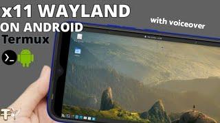 How To Install Termux-x11 XWayland" On Android With voi Explanation