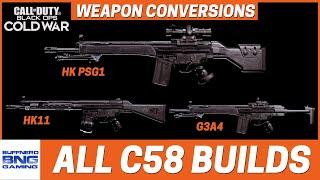 All C58 Builds In Cold War - Call of Duty Black Ops Cold War