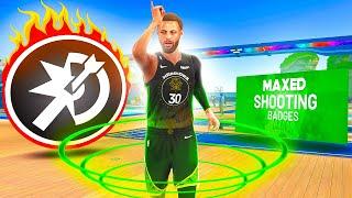 STEPH CURRY BUILD + 99 3PT RATING with HOF LIMITLESS RANGE BADGE (NBA 2K23)
