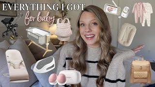 Everything I bought for baby! Baby shower haul and essentials