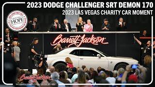 $700,000 Charity Sale - 2023 Dodge Challenger SRT Demon 170 - BARRETT-JACKSON LAS VEGAS AUCTION