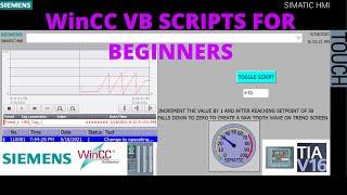 WinCC VB Scripts for Beginners | Siemens TIA Portal VB Script | Visual Basic Script | Visual Basic