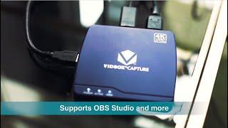 VIDBOX Game Capture GCDK1 - 4K@60fps Pass-Thru, 1080p@60fps Real-Time recording & streaming