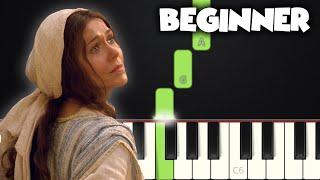 Mary, Did You Know? | BEGINNER PIANO TUTORIAL + SHEET MUSIC by Betacustic