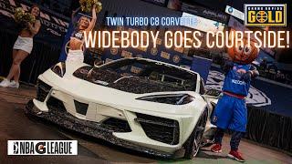 TWIN TURBO WIDEBODY C8 GOES COURTSIDE WITH THE NBA G-LEAGUE! GRAND RAPIDS GOLD PUTS US IN THE GAME!!