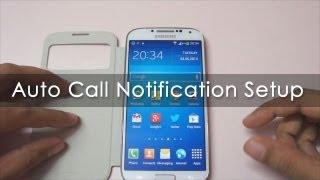 Smart Tip: Call Notification Alert On Samsung Android Phones