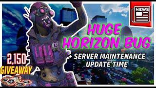 *HUGE* Horizon Bug// Server Maintenance Update Time// Octane Twitch Prime Skin- Apex Legends