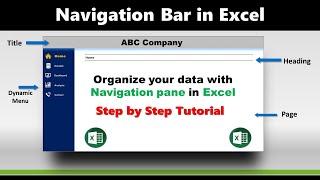 Navigation Pane Tutorial in Excel