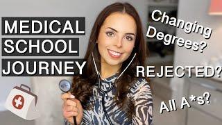 HOW I GOT INTO UK MEDICAL SCHOOL | My Crazy Journey To Medical School, Rejection + Changing Degree's