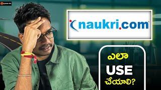 How to Use Naukri Job Portal | Naukari Details Explained in Telugu