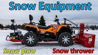 Best ATV / QUAD Snow Plow  - Winter Season