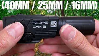 RunCam ScopeCam 2 4K Airsoft Camera (40mm/25mm/16mm)