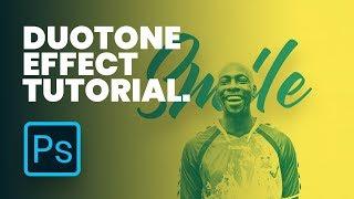 How To Make the Duotone effect | photoshop tutorial | step by step