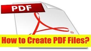 How to Create PDF files from any Application?