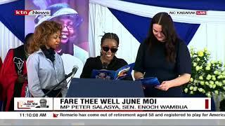 Fare thee well June: Paula Jepkemboi tribute to  her mother June Moi