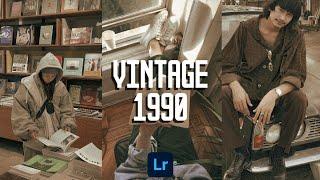 cara edit foto ala 90an di lightroom | vintage preset | lightroom mobile