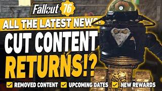 NEW Fasnacht Rewards, Removed Content and NEW Camp Spots! | Fallout 76 Latest News