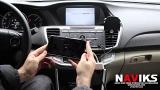 2014 Honda Accord NAVIKS HDMI Video Interface Add: Rearview Camera, Smartphone Mirroring