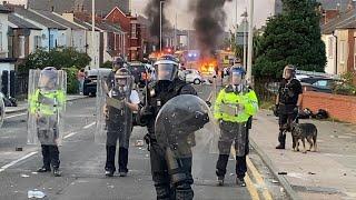 Clashes on streets of Southport, UK, day after fatal stabbing attack | AFP