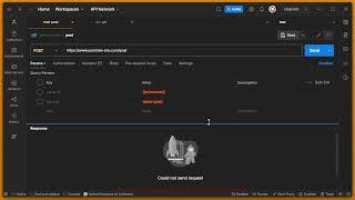 Postman Can't Open Request. What to do? #api #postman #request