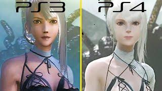 Nier Replicant Remastered PS4 Vs PS3 Original Graphics Comparison